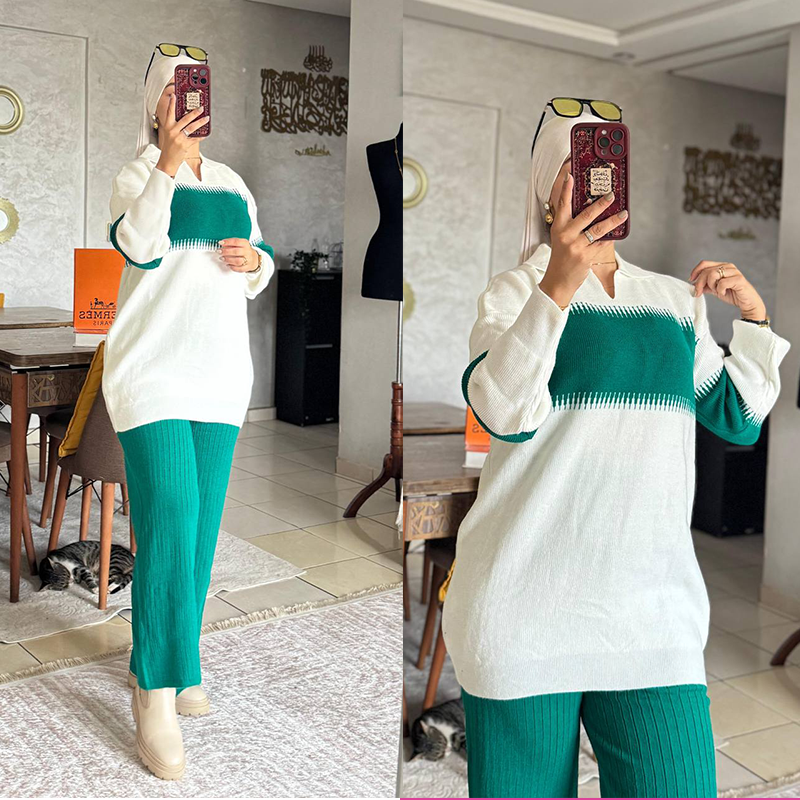 👗 طقم تركي راقي بخامة فاخرة وجودة مضمونة