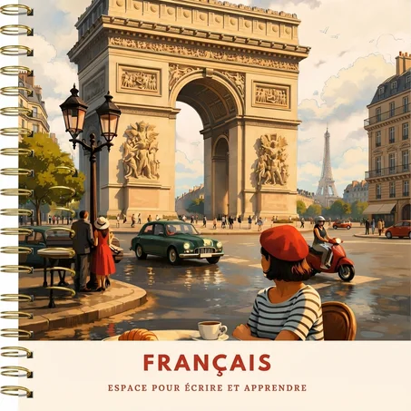 كراس متعلمي الفرنسية الفاخر |  carnet de français — 132 pages