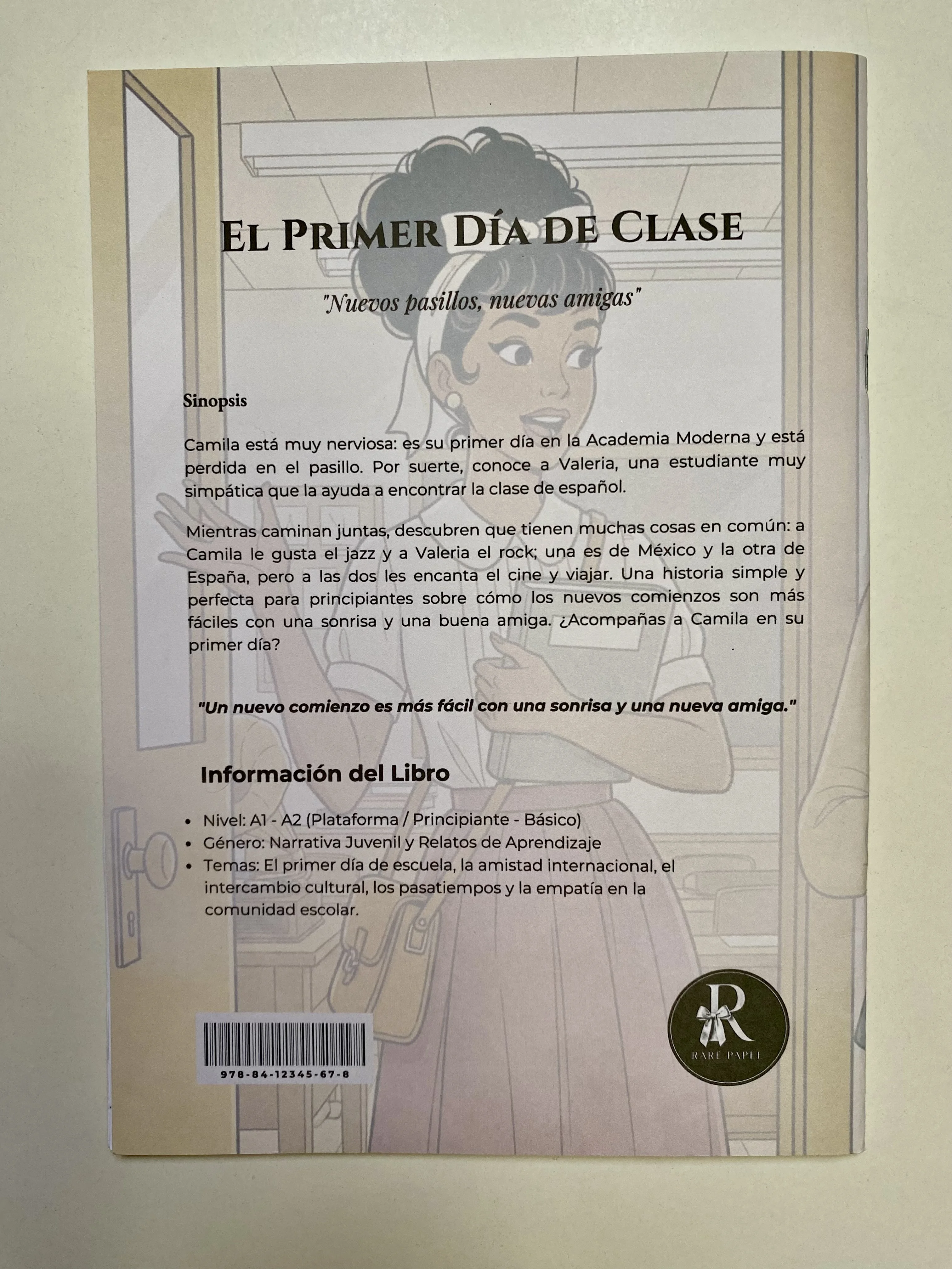 El Primer Día de Clase : قصة تعليمية للمبتدئين - مستوى A1)