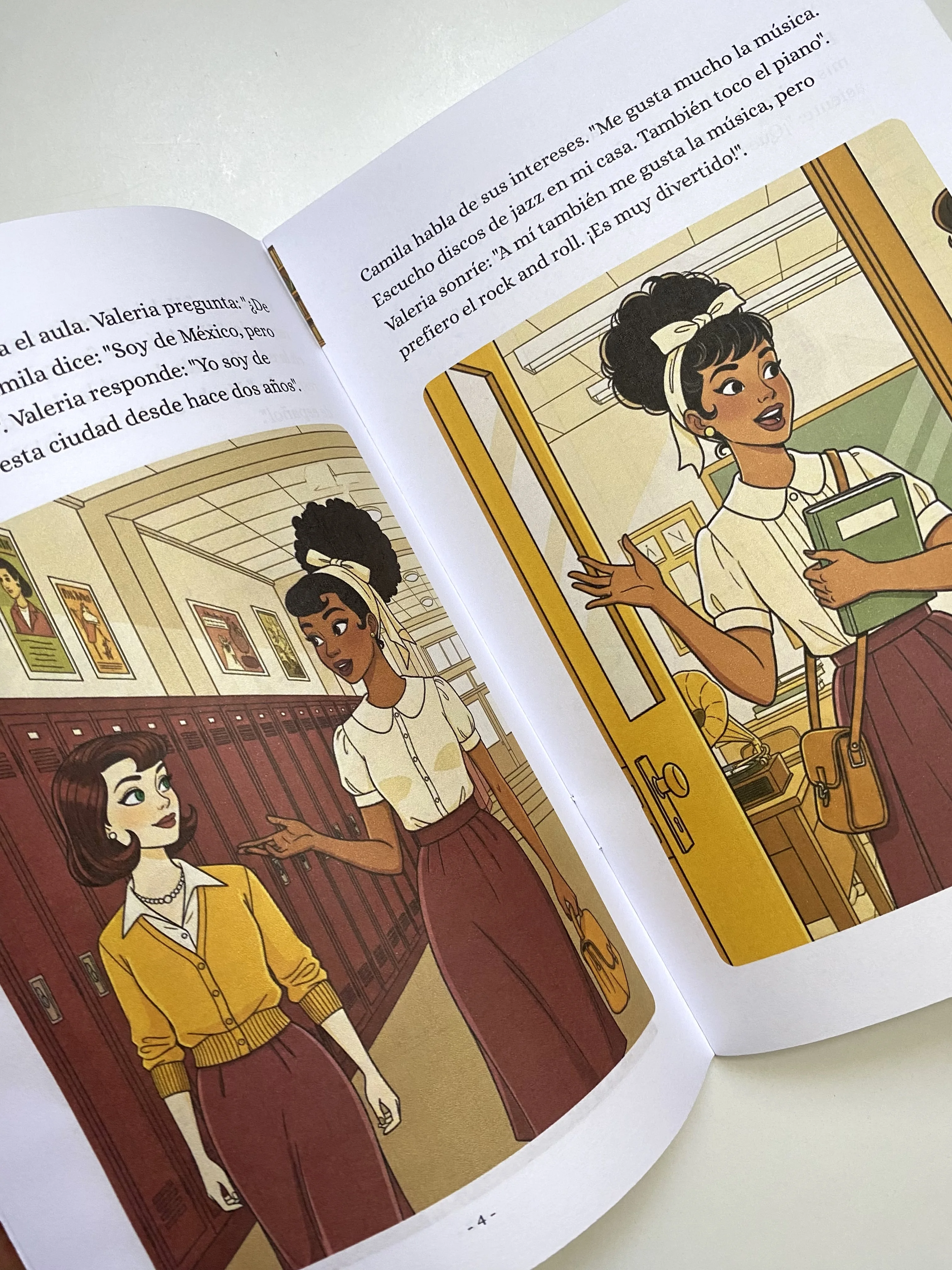El Primer Día de Clase : قصة تعليمية للمبتدئين - مستوى A1)