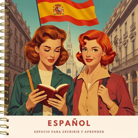 كراس متعلمي الإسبانية الفاخر | Cuaderno de Españo 132 Páginas l