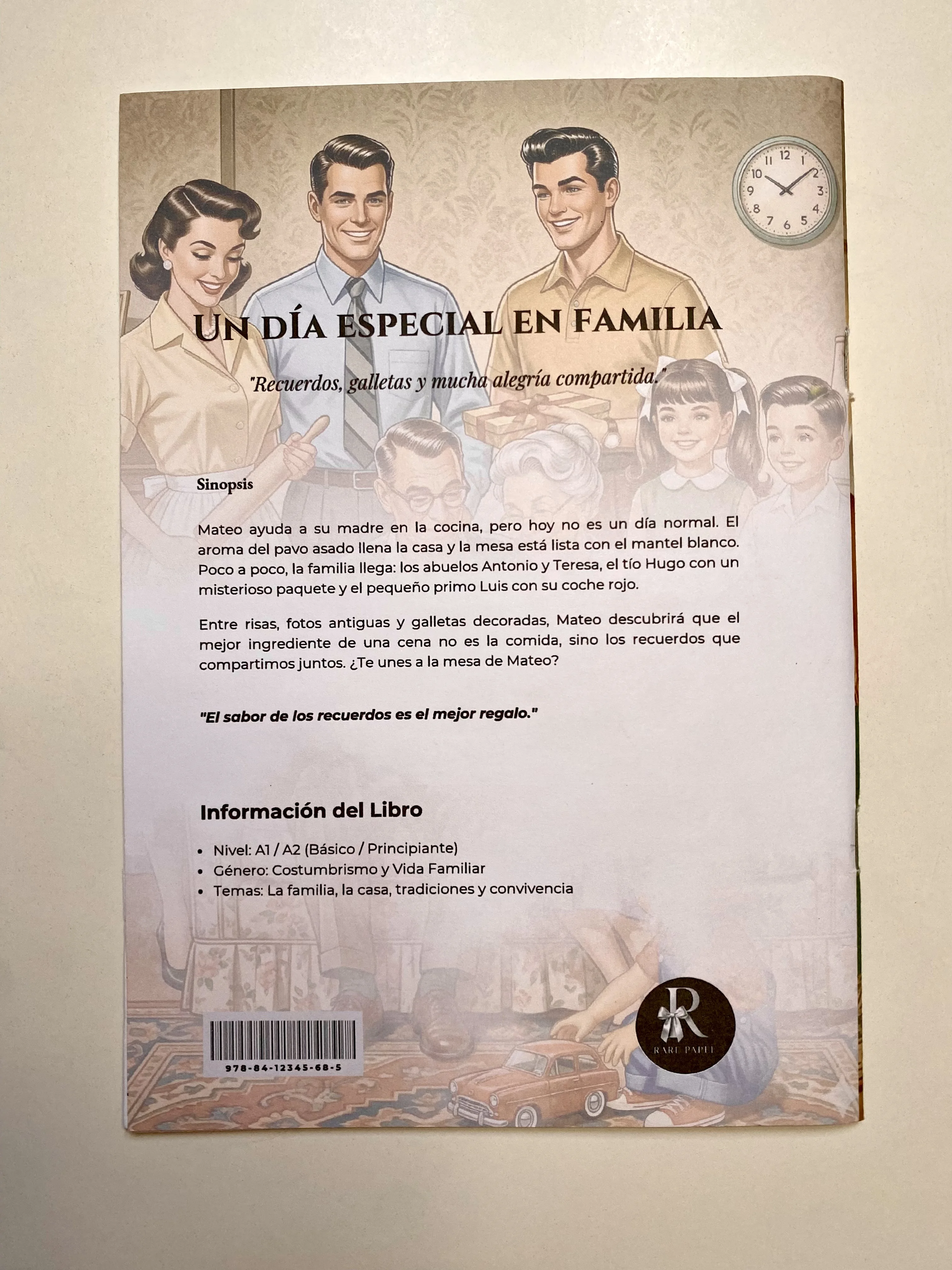 قصة "Un día especial en familia" - تجربة تعليمية إسبانية متكاملة + بودكاست سينيمائي احترافي