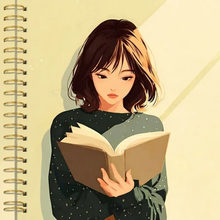 كراس "عاشقة القراءة" (Amante de la Lectura)