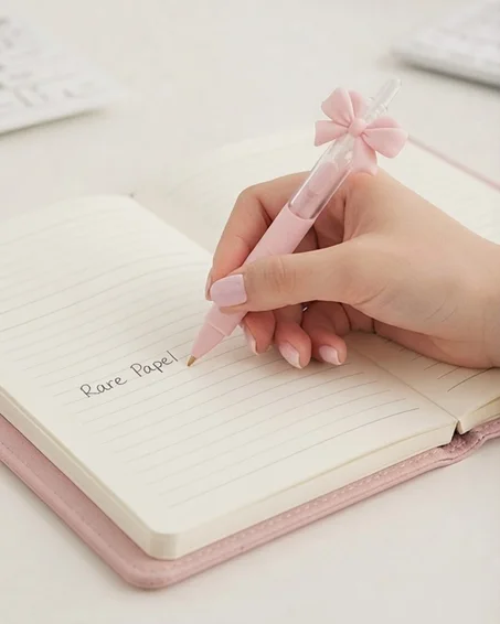 سيالة "الفيونكة" الأنيقة – لمسة من الرقة لمكتبك 🎀