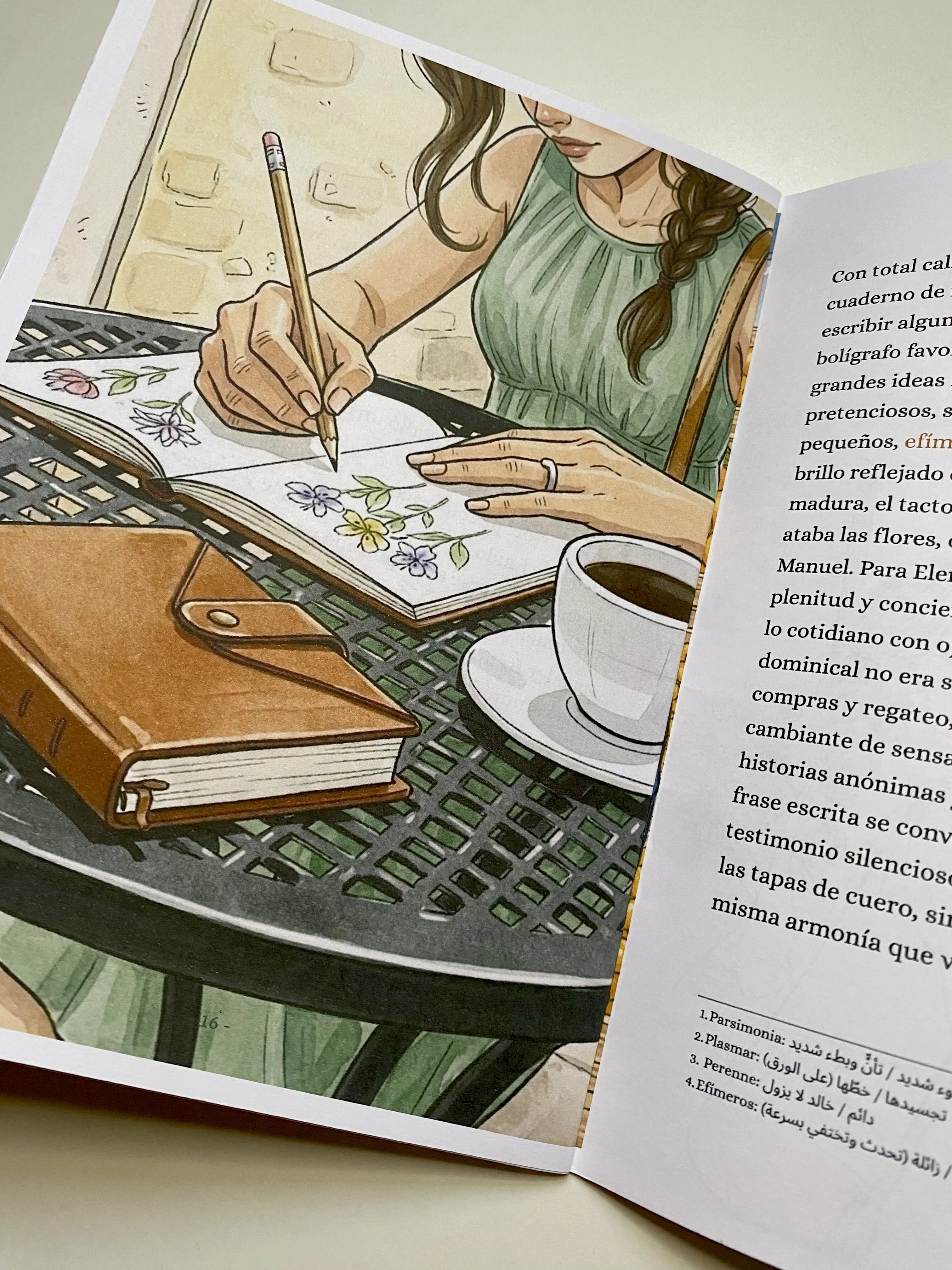 قصة "El diario de Elena" - سلسلة القراءة البصرية (المستوى A2)