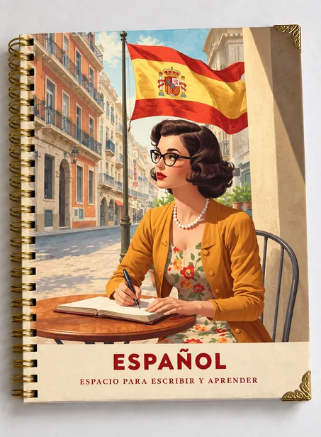 كراس متعلمي الإسبانية الفاخر | Cuaderno de Español 132 Pages