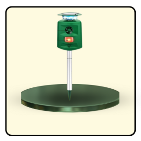 جهاز طارد للحيوانات باستخدام  الموجات فوق الصوتية