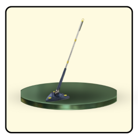 ممسحة مثلثة قابلة للدوران