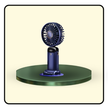 مروحة محمولة صغيرة