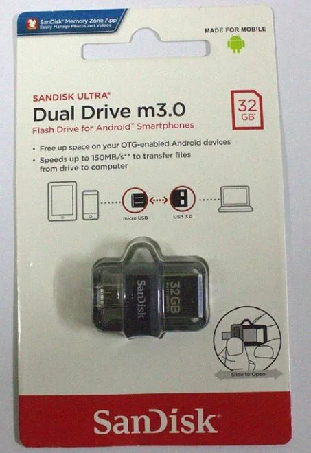 SanDisk USB lecteur de stylo OTG 32go 130 mo/s 3.0 lecteur Flash stockage externe.mémoire 3.0