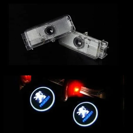Paire De Laser Fantôme À Led Logo Lumineux