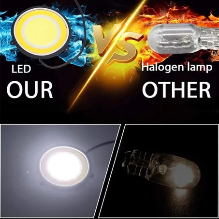 CARLitek 20 W DRL Led 1200LM COB blanc feux de jour jaune clignotant