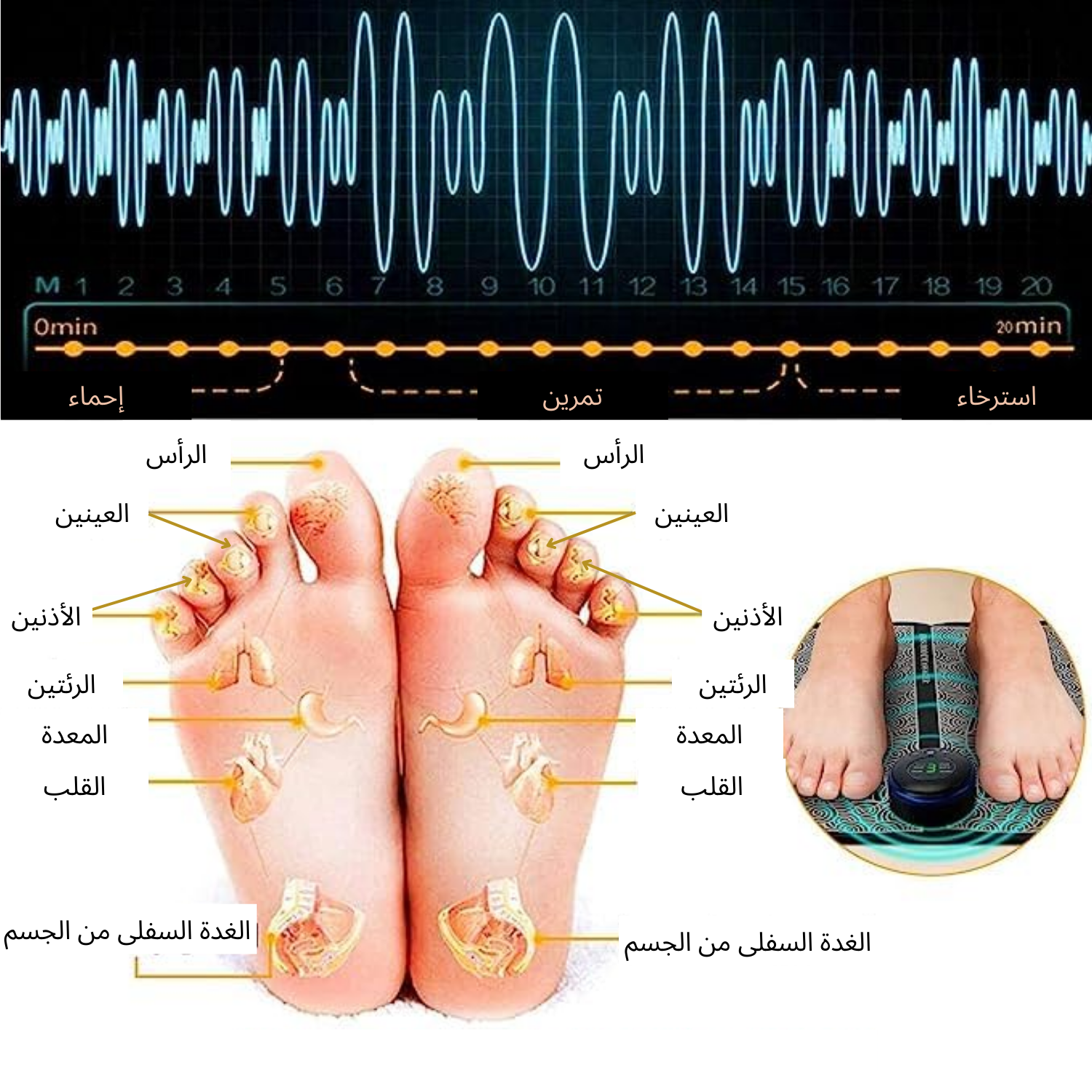 مدلك الأرجل الكهربائي الأكثر مبيعا