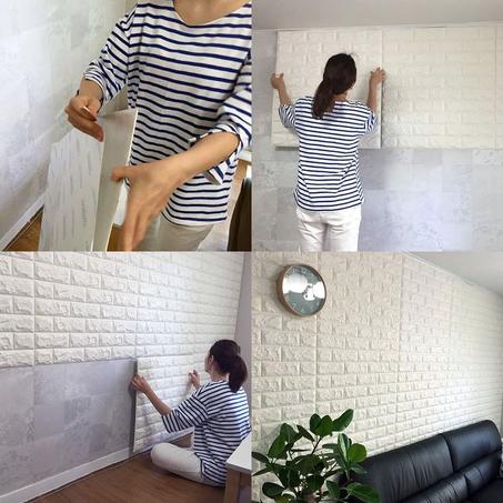 ملصقات الحائط الثلاثية الأبعاد فائقة الجمال مع حماية ضد الرطوبة