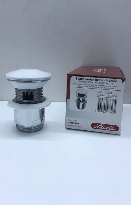 BANDE POUSSOIR LAVABO CLICK CLACK NICOLL