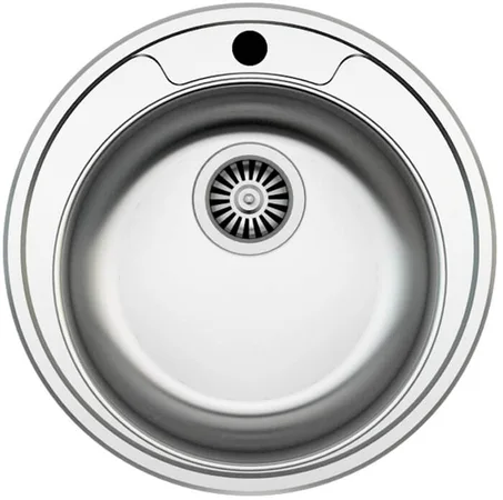 EVIER INOX ENCASTRE ROND ASSIL