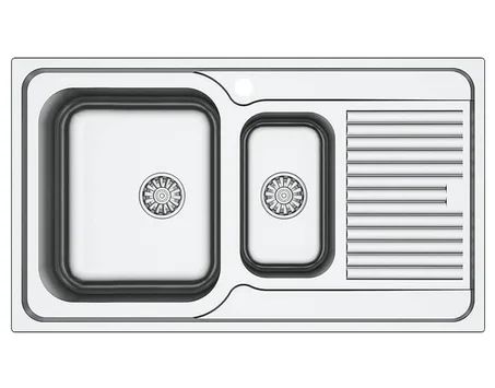 EVIER DE CUISINE EN ACIER INOXYDABLE ASSIL