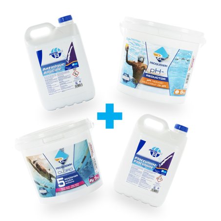 PACK POUR TRAITEMENT D'EAU DE LA PISCINE