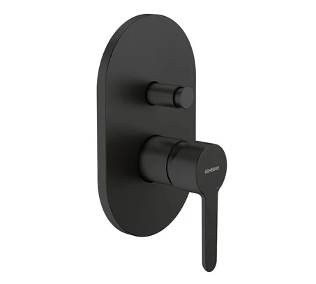 MITIGEUR ENCASTRIE BAIN DOUCHE NOIR 65116194166 GENEBRE