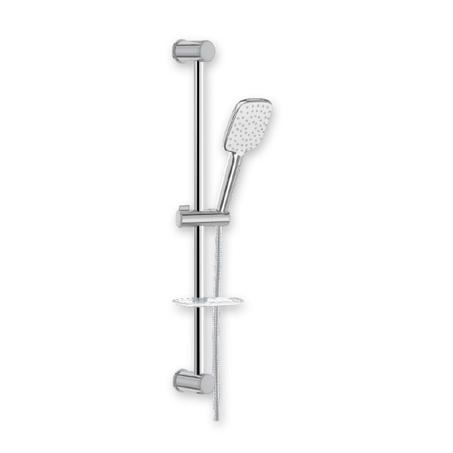 COMBINET DE DOUCHE CHROME/NOIR DUSCHAL