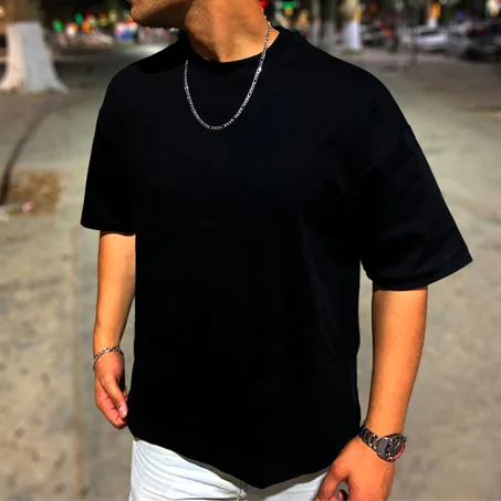 T-SHIRT PREMIUM NOIR OVERSIZE BOXY