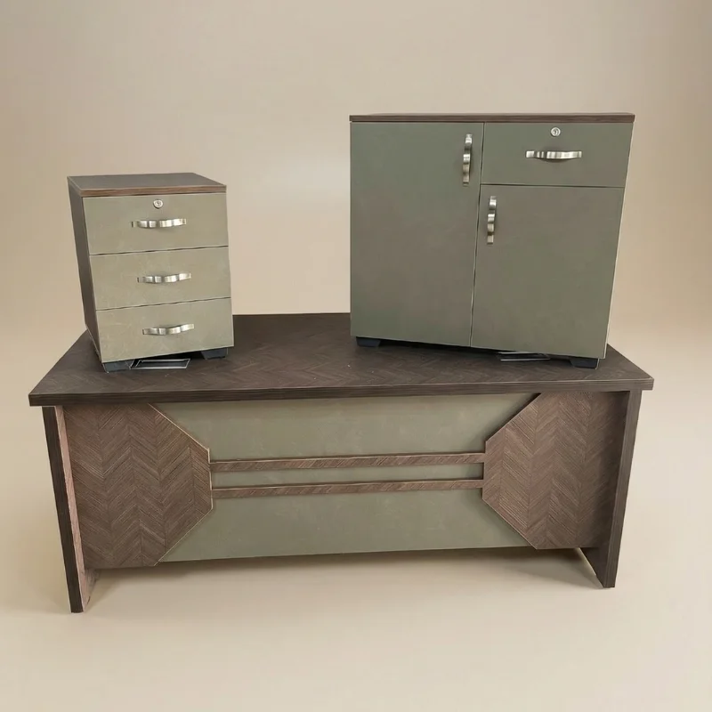Ensemble Bureau ZENITH – 3 Pièces Exécutives avec Rangements