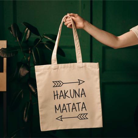Tote Bag Hakouna Matata كيس تسوق هكونة متاتا