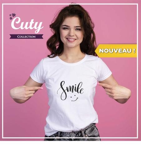 T-shirt SMILE - إبتسامة