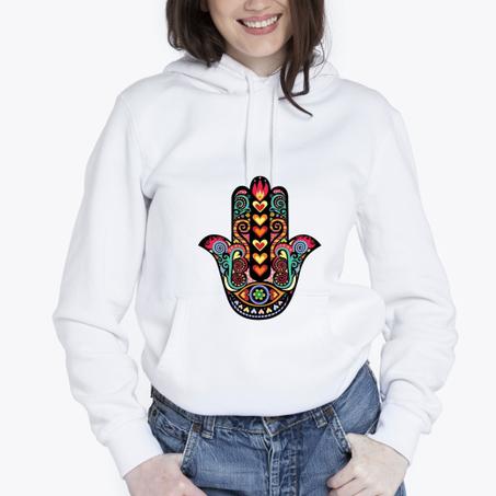 Sweat-Shirt À Capuche Khamsa