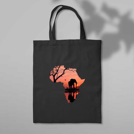 Tote Bag " Africa"  كيس تسوق إفريقبا