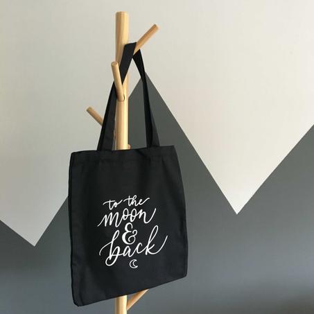 Tote Bag To The Moon and Back كيس تسوق إلى القمر و العودة