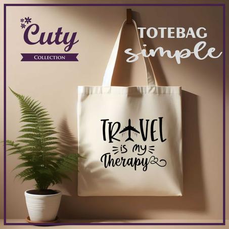 TOTEBAG TRAVEL IS MY THERAPY