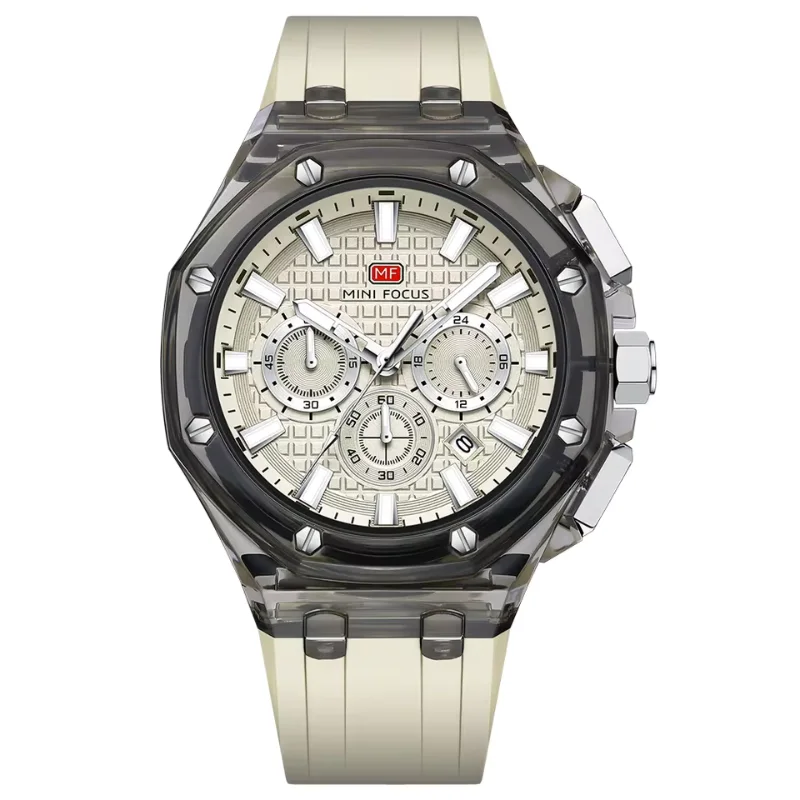 MINI FOCUS Montre Homme Chronographe Étanche Lumineuse