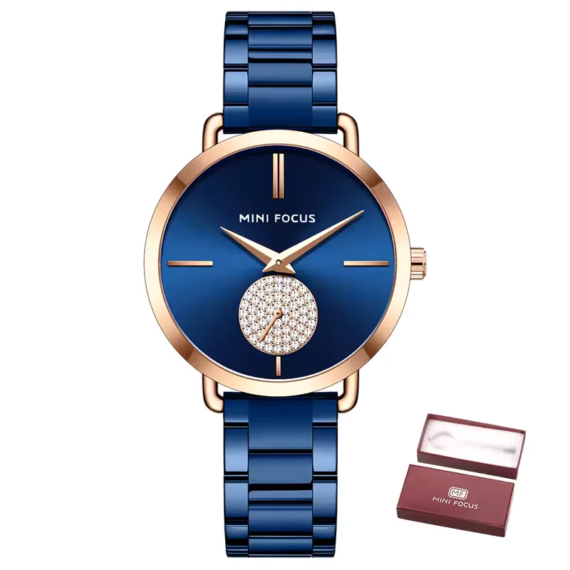 MINI FOCUS Montre Femme Luxe Quartz