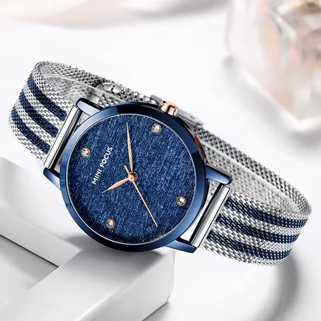 Mini Focus Montre Femme Quartz Élégante Waterproof