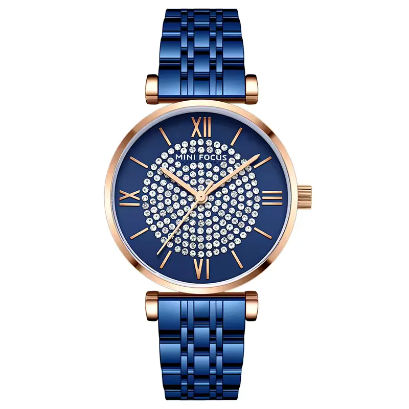 MINI FOCUS Femme – Montre Dorée Élégante à Quartz