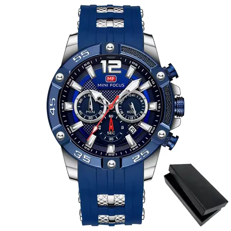 MINI FOCUS Montre Homme Chronographe Sport