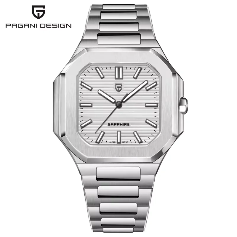 Pagani Design Montre Homme Quartz Cadran Carré