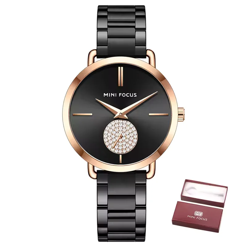 MINI FOCUS Montre Femme Luxe Quartz