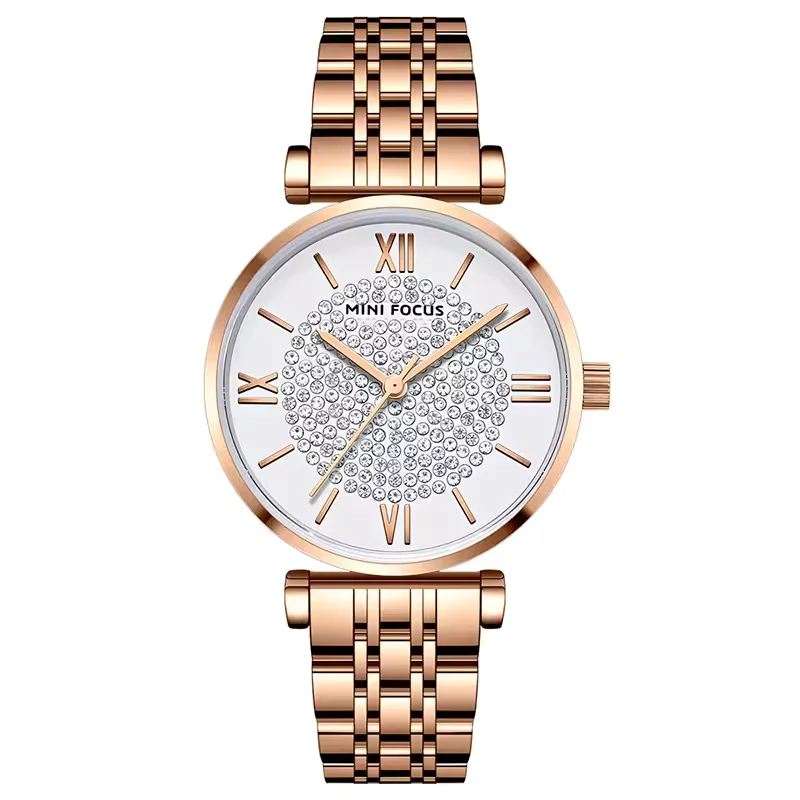 MINI FOCUS Femme – Montre Dorée Élégante à Quartz