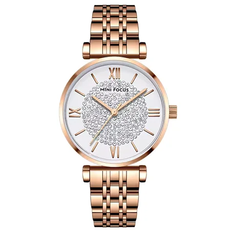 MINI FOCUS Femme – Montre Dorée Élégante à Quartz