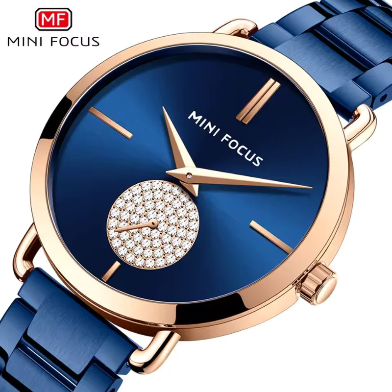 MINI FOCUS Montre Femme Luxe Quartz