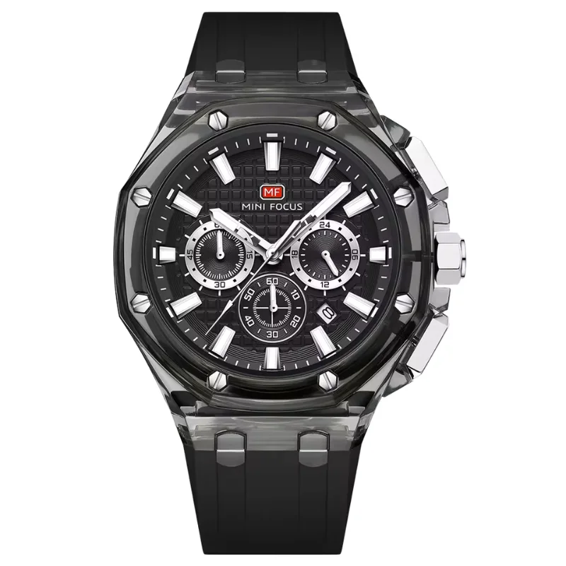 MINI FOCUS Montre Homme Chronographe Étanche Lumineuse