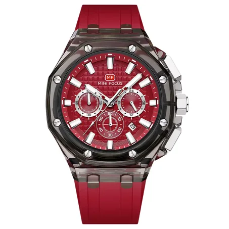 MINI FOCUS Montre Homme Chronographe Étanche Lumineuse