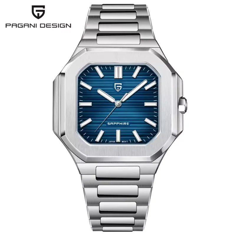 Pagani Design Montre Homme Quartz Cadran Carré