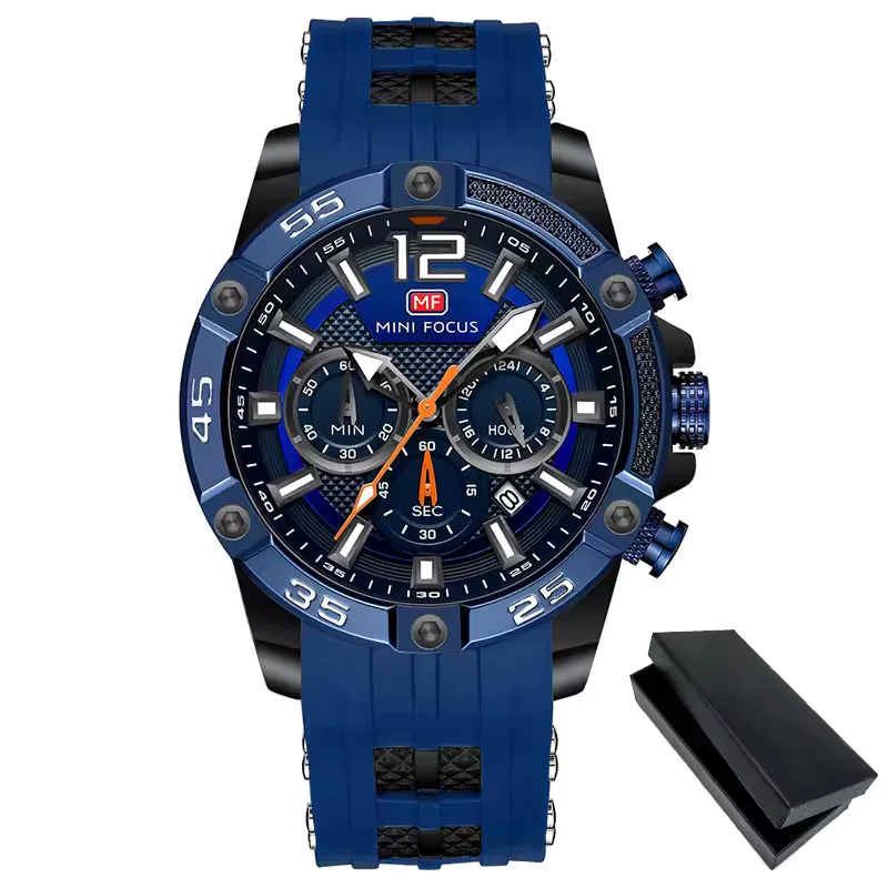 MINI FOCUS Montre Homme Chronographe Sport