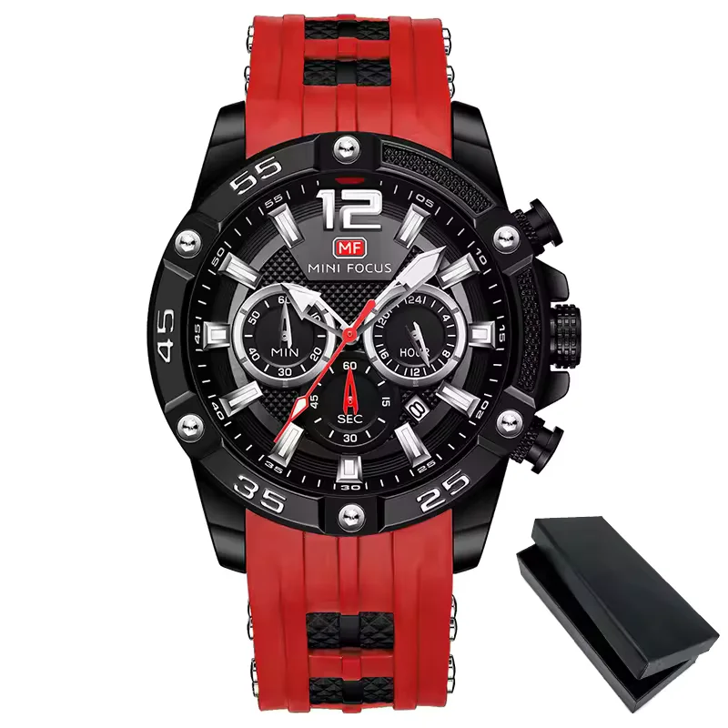 MINI FOCUS Montre Homme Chronographe Sport