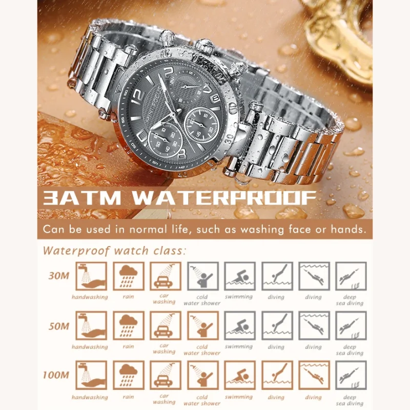 Mini Focus Montre Femme Luxe Chronographe