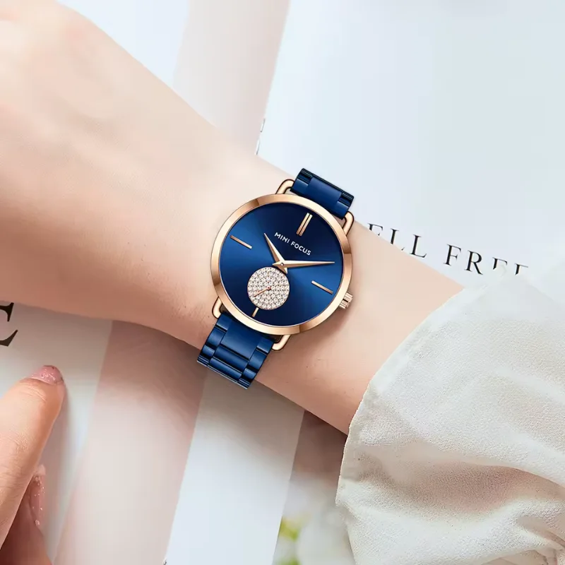 MINI FOCUS Montre Femme Luxe Quartz