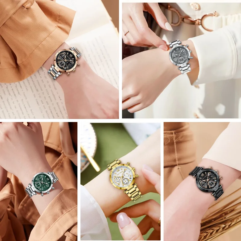 Mini Focus Montre Femme Luxe Chronographe